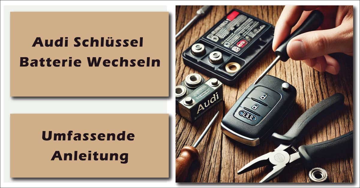 Audi Schlüssel Batterie Wechseln